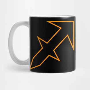 Zodiac Sign: Sagittarius (Outline) Mug